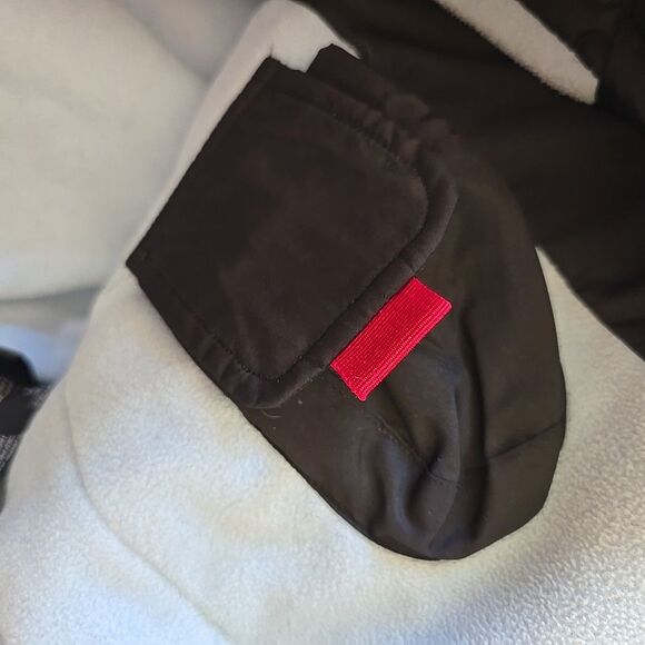 Down Coat Black XL Womens Winter Jacket Light blue fleece lined Colebrook - Picture 10 of 10